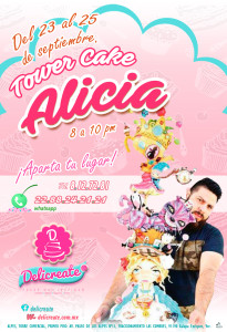 Curso Tower Cake de Alicia en Xalapa WEB