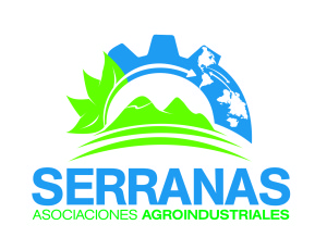 Logotipo Serranas vertical white
